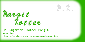 margit kotter business card